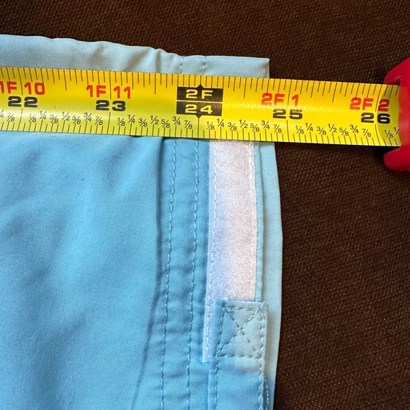 Reebok Blue Softshell Windbreaker 1/4 Zip Hoodie Jacket White Side Panels Sz M - Picture 13 of 15